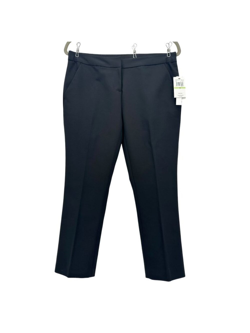 NEW Amanda & Chelsea Womens 4 Pants Crop Slim Straight Comfort Waist Stretch